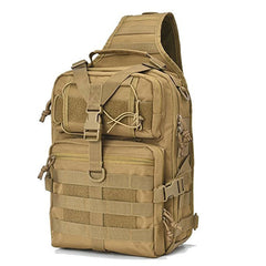 OutdoorTactical Assault Pack Military Sling Backpack Army Molle Waterproof EDC Rucksack Bag for Hiking Camping Hunting Climbing