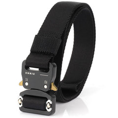 Quick Release Buckle Unisex Tactical Belt 2.5cm Soft Nylon Hard Metal Buckle Military Training Belt 125cm Adjustable Sports Belt|Waist Support