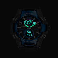 SMAEL 2020 Men Watches Fashion Sport Super Cool Quartz LED Digital Watch 50M Waterproof Wristwatch Men's Clock Relogio Masculino|Quartz Watches