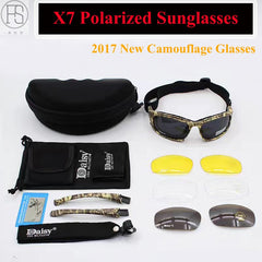 Sport Glasses FS X7 Polarized Tactical Sunglasses Airsoft Oculos Military Goggles Camping Hiking Hunting Glasses Riding Glasses