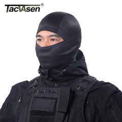 TACVASEN Multicam Camouflage Tactical Hood Mask Quick Dry Hunt Full Face Mask Paintball War Game Helmet Army Military Face Mask|full face mask|military face maskhood mask