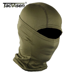 TACVASEN Multicam Camouflage Tactical Hood Mask Quick Dry Hunt Full Face Mask Paintball War Game Helmet Army Military Face Mask|full face mask|military face maskhood mask