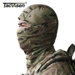 TACVASEN Tactical Balaclava Quick Dry Shoot Hunt Bike Army Full Face Mask Paintball Wargame Helmet Camouflage Military Face Mask|full face mask|military face maskhood mask