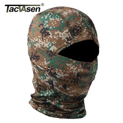 TACVASEN Tactical Camouflage Balaclava Full Face Mask Skullies Hunt Shoot Army Biker Military Helmet Liner Combat Airsoft Gears|Men's Skullies & Beanies