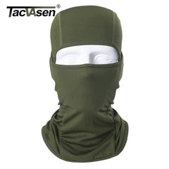 TACVASEN Tactical Hood Headwear Balaclavas Full Face Mask Lightweight Quick Drying Camouflage Combat Neck Gaiter Sun Protection|Military