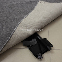 Tactical Adjustable Bedside Couch Under Mattress Bed Seat Car Pistol Gun Holster Holder Universal with Flashlight Loop Magazine