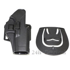 Tactical CQC Compact Handgun Belt Holster Quick Draw Right Hand Gun Holster w/ Paddle Waist Belt for GLock  17 18 19 23 32