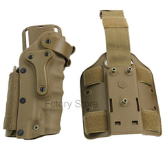 Tactical Holster Leg Platform Airsoft Gear Tan Black Thigh Gun Holsters For Gl 17 Colt 1911 M92 M9 SIG P2022 P226