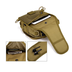 Unisex Nylon Oxford Fabric Multifunctional Men and Women Chest Shoulder Satchel Bag Tactical Sling Pack Camping Shoulder Pack