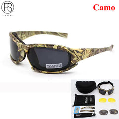 X7 Tactical Sunglasses Shooting Oculos Airsoft Goggles Gafas Ciclismo C5 C6 Polarized Glasses Sports Hiking Protection Eyewear