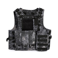 Airsoft Tactical Military Molle Vest Combat Assault Plate Carrier Vest Kryptek Camo Tactical vest 10 Colors CS Tactical vest