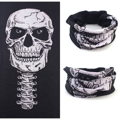 Magic Ghost Skull Skeleton Bicycle Head Scarf Tactical Army Hats Tube Bandana Headband Headwear Halloween Neck Gaiter Face Mask|scarf tactical|head scarfbicycle head scarf