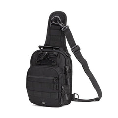 Unisex Nylon Oxford Fabric Multifunctional Men and Women Chest Shoulder Satchel Bag Tactical Sling Pack Camping Shoulder Pack