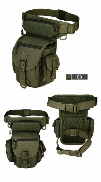 MY DAYS Professional Drop Utility Thigh Pouch Multi-Pockets Military Waist Pack Weapons Tactics Outdoor Sport Ride MOLLE Leg Bag