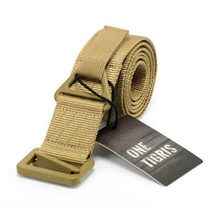 Onetigris Men's Tactical CQB Belt Military Rigger EDC Airsoft Belt Waist Combat Duty Carry Belt for Hunting Emergency Survival