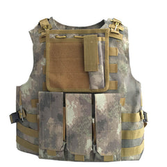 Airsoft Tactical Military Molle Vest Combat Assault Plate Carrier Vest Kryptek Camo Tactical vest 10 Colors CS Tactical vest