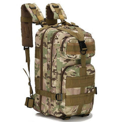 ITG 3P Military Bag Army Tactical Outdoor Camping Men's Military Tactical Backpack Oxford for Cycling Hiking Sports Climbing Bag 25L