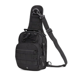 Unisex Nylon Oxford Fabric Multifunctional Men and Women Chest Shoulder Satchel Bag Tactical Sling Pack Camping Shoulder Pack