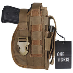 OneTigris Tactical Gun Holster Molle Modular Pistol Holster for Right Handed Shooters 1911 45 92 96 Glock