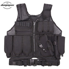 Tactical Military Vest Hunting Airsoft Vest Outdoor Police Tactical Vest Camouflage Military Body Armor Sports Wear Hunting Vest