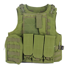 Outdoort Hunting Fishing Accessories Camouflage Vest Amphibious Multi Pockets Military Tactical Airsoft Molle Plate Carrier