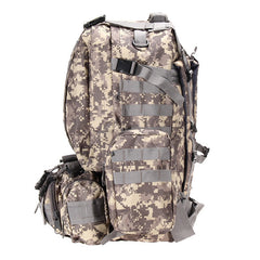 55L Large Capacity Outdoor Military Tactical Backpack Rucksacks Sports Bag Camping Hiking Hunting Bags Packs FREE SHIPPING