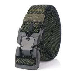 2019 Fashion Twill Magnetic Belt Soft Genuine Nylon Quick Release Buckle Outdoor Sports Tactical Belt Unisex Fishing Belt|Waist Support