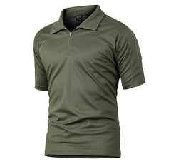 Camo Quick Dry Tactical Polo Shirts Casual Breathable Uniform Military Polo Shirts Short Sleeve Polo Pocket