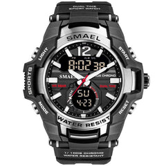 SMAEL 2020 Men Watches Fashion Sport Super Cool Quartz LED Digital Watch 50M Waterproof Wristwatch Men's Clock Relogio Masculino|Quartz Watches