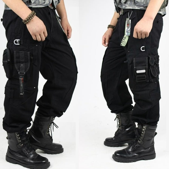 CARGO PANTS Overalls Men's Millitary Clothing TACTICAL PANTS MILITARY Knee Pad Male US Combat Camouflage Army Style Camo Trouser