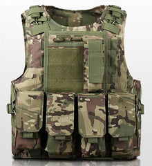 Quick Release Military Modular Molle CIRAS Tactical Vests Assault Vest Airsoft Combat Vests Includes Mag Pouch & Acessory Bag