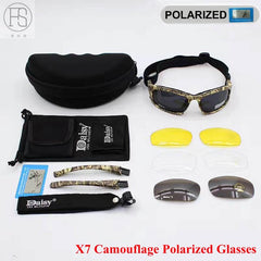 Sport Glasses FS X7 Polarized Tactical Sunglasses Airsoft Oculos Military Goggles Camping Hiking Hunting Glasses Riding Glasses