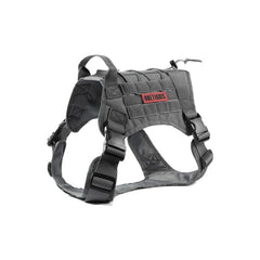 OneTigris Dog Harness Vest for Walking Hiking Hunting Tactical Military Water-Resistant MOLLE Training Harness for Service Dog