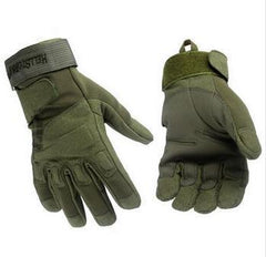 aichAngeI Men's Army Gloves Man Full finger gloves Military police Safety Gloves Speed dry Anti-Slippery Leather Tactical Gloves