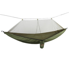 OneTigris Camping Double Person Hammock with Mosquito Net For 2 Adults (Carabiners &Ropes are Included) Portable Lightweight