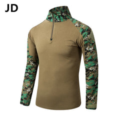 MEGE Men Military Airsoft Combat Shirt Frog Shirt, Tactical Gear Multicam Typhon Lightweight Rapid Assault Long Sleeve Shirt