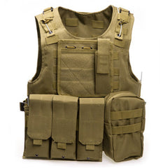 USMC Airsoft Tactical Military Molle Combat Assault Plate Carrier Vest Tactical vest 7 Colors CS outdoor clothing Hunting vest