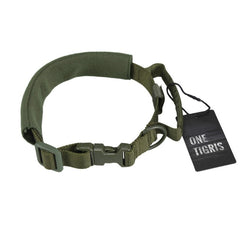 OneTigris Tactical Nylon Dog Collar with Handle & Plastic Buckles Military K9 Hunting German Shepherd Pet Supplies As Travel Kit