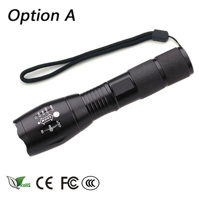 Litwod LED flashlight Tactical Flashlight 5000 Lumens XM-L2 Zoomable 5 Modes Aluminum Lanterna LED Torch Flashlights For Camping