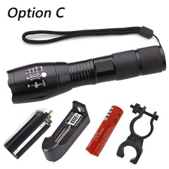 Litwod LED flashlight Tactical Flashlight 5000 Lumens XM-L2 Zoomable 5 Modes Aluminum Lanterna LED Torch Flashlights For Camping