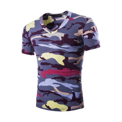 Camouflage T-shirt Men Brand Cotton Army Tactical Combat T Shirt Military Camo Camp Mens T Shirts O-neck Top Tees