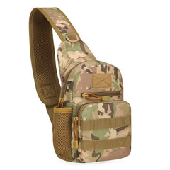 Outdoor Shoulder Military Backpack Camping Travel Hiking Trekking Camouflage Crossbody Chest Bag Tactical Water Bottle Bag