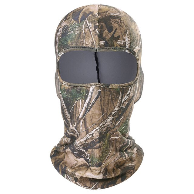 Polar Fleece Thermal Balaclava Camouflage Tactical Paintball Game Full Face Mask Ninja Mask Face Guard Bicycle Helmet Beanies|Men's Skullies & Beanies