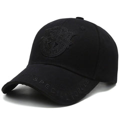 New Shield Embroidery Baseball Cap Tide Korean Fashion Caps Men's Baseball Cap Outdoor Sports Military hats Casual Wild Sun Hat|Men's Baseball Caps