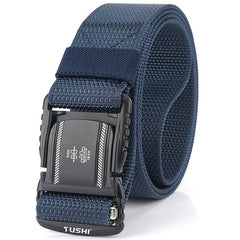 Quick Release Buckle Men's Tactical Belt 2020 New Hard Metal Magnetic Buckle Men's Military Army Belt High Quality Nylon Belt|Waist Support