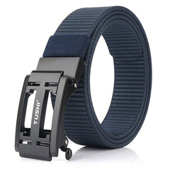 New Automatic Buckle Tactical Belt Matte Hard Metal Quick Release Buckle Military Training Army Belt Soft Nylon Fishing Belt|Waist Support