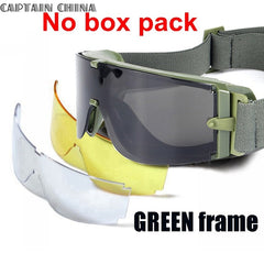 Military Airsoft X800 Tactical Goggles USMC Tactical Sunglasses Glasses Army Paintball Goggles